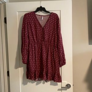 Burgundy Summer Dress